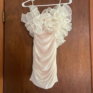 Strapless White Dress